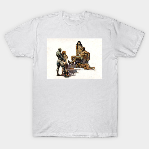 Frank Frazetta Fantastic Art Rogue Roman T Shirt Teepublic 